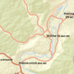 Heringen Street Map