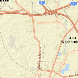 Ichtershausen Street Map