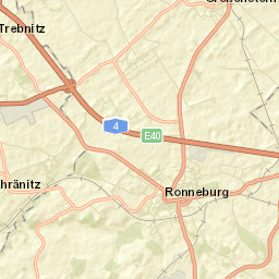 Ronneburg Street Map