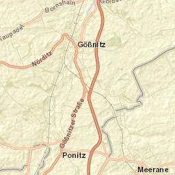 Gößnitz Street Map