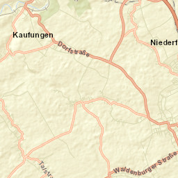 Niederfrohna Street Map