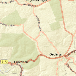 Falkenau Street Map