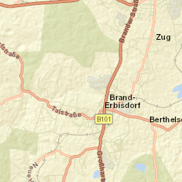 Brand-Erbisdorf Street Map