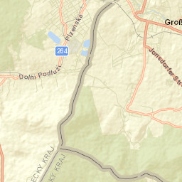 Dolní Podluží Street Map