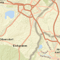 Hrádek nad Nisou Street Map