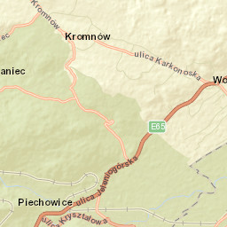 Powiat jeleniogórski Street Map