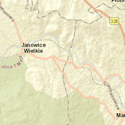 Janowice Wielkie Street Map