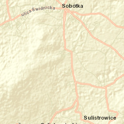 Sobótka Street Map