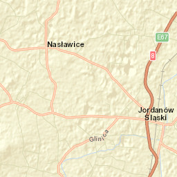 Jordanów Śląski Street Map