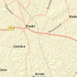 Panki Street Map
