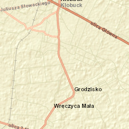 Kłobuck Street Map
