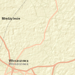 Włoszczowa Street Map