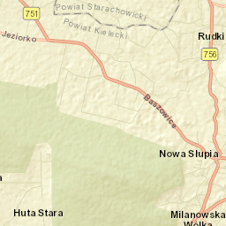 Nowa Słupia Street Map