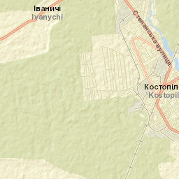 Kostopil’ Street Map