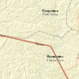 Yakovlevo Street Map