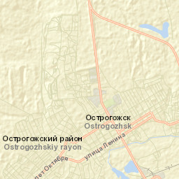 Ostrogozhsk Street Map