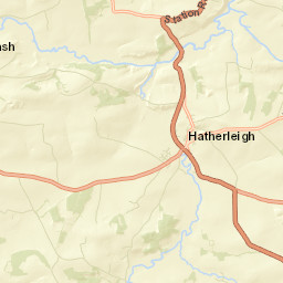 Hatherleigh Street Map