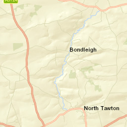 North Tawton Street Map