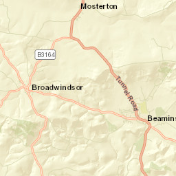 Beaminster Street Map