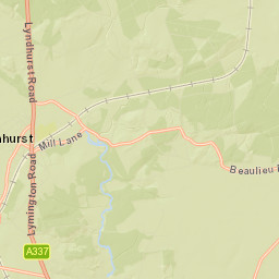 Brockenhurst Street Map