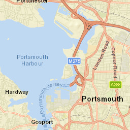 Portsmouth, United Kingdom Street Map