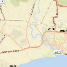 Littlehampton Street Map