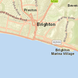 Brighton Street Map