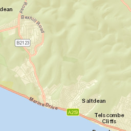 Rottingdean Street Map