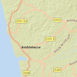 Ambleteuse Street Map