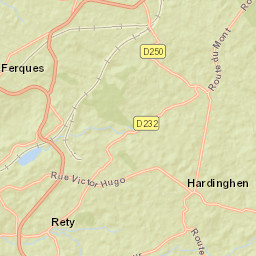 Ferques Street Map