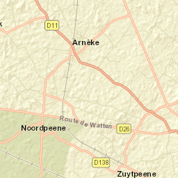 Arnèke Street Map