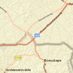 Boeschepe Street Map