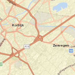 Zwevegem Street Map