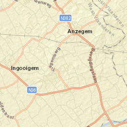 Anzegem Street Map