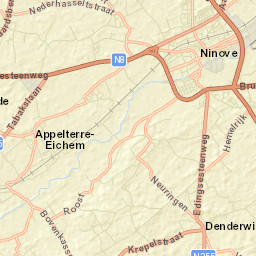 Ninove Street Map
