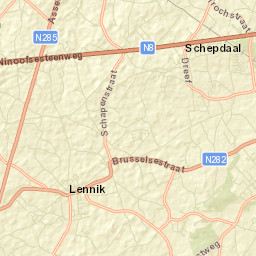 Sint-Martens-Lennik Street Map