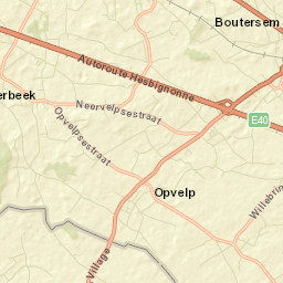 Bierbeek Street Map