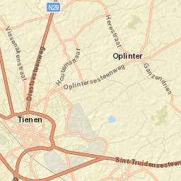 Tienen Street Map