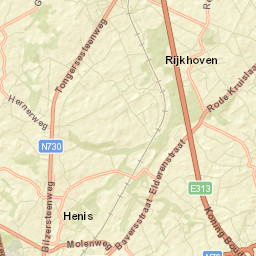 Hoeselt Street Map