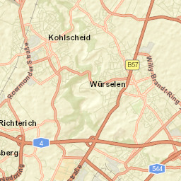 Würselen Street Map
