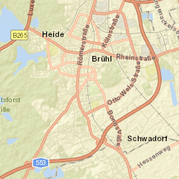 Brühl Street Map