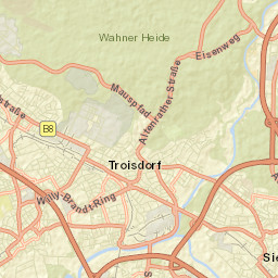 Troisdorf Street Map