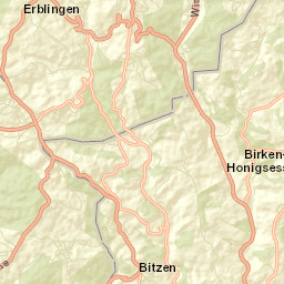Birken-Honigsessen Street Map