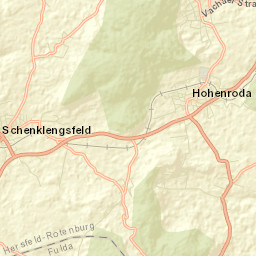 Schenklengsfeld Street Map