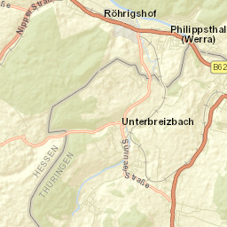 Philippsthal Street Map