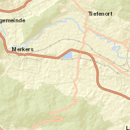 Tiefenort Street Map