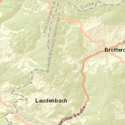 Brotterode Street Map
