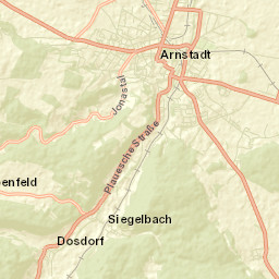 Arnstadt Street Map