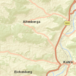 Kahla Street Map