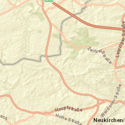 Crimmitschau Street Map